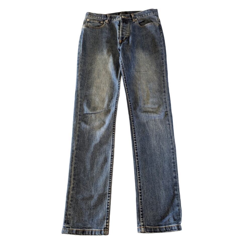 $270‎ A.P.C. PETIT NEW STANDARD Button Fly Straight 31" Inseam Jeans Size 29